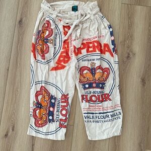 Jaded Gypsy Elastic Waist Flour Sack Pants L/XL